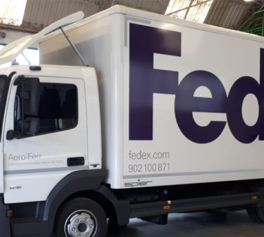 Rótulo camión FedEx